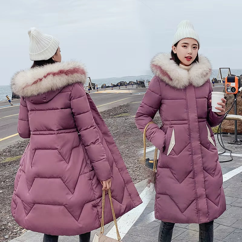 Fv7916 2019 New Autumn Winter Women Fashion Casual Warm Jacket Female Coats Woman Parka Korean Clothes Womens