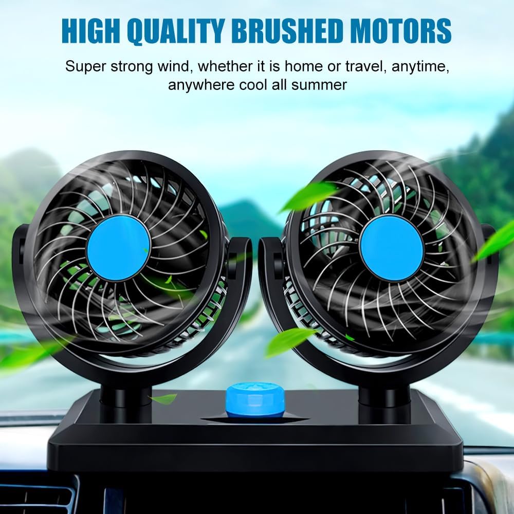 Ventilador Coche Doble Cabeza USB - additional image 4