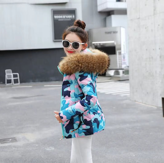 2021 Winter Jacket Women plus Size Womens Parkas Thicken Outerwear Solid Hooded Coats Short Female Slim Cotton Padded Basic Tops