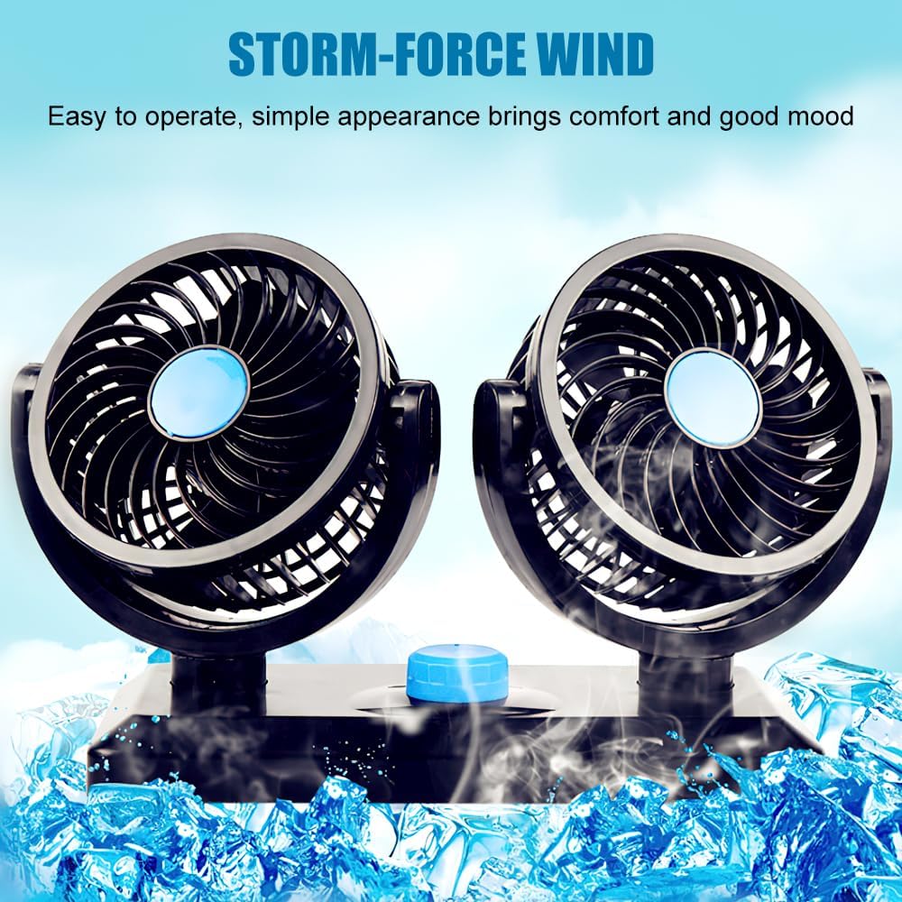 Ventilador Coche Doble Cabeza USB - additional image 5