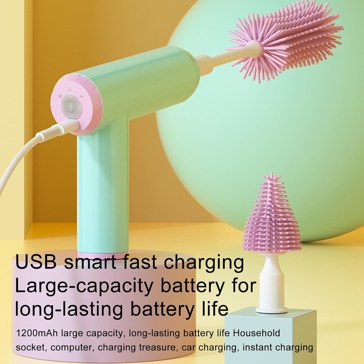 Cepillo electrico para biberon ( dos colores ) - additional image 5