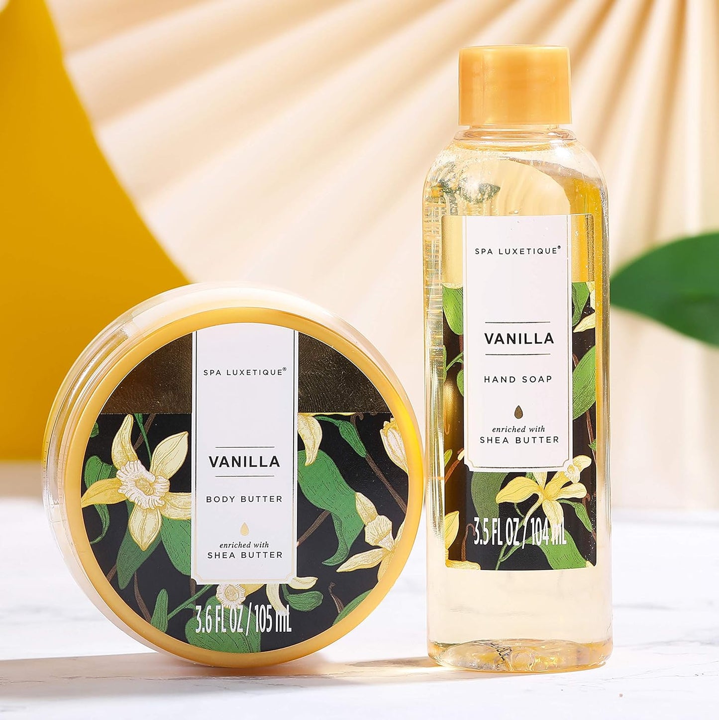 Coffret Cadeau Pour Les Femmes, 10PC Coffret De Bain, Parfum De Vanille, Crème Pour Les Mains, Cadeau De Noël Et D’Anniversaire, Cadeau Noël, Cadeau Fête Des Mères