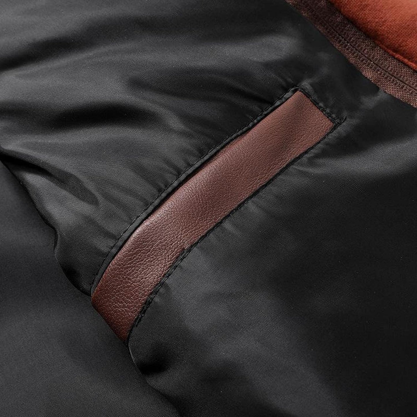 Blouson De Moto Bomber En Similicuir PU Pour Homme Avec Fermeture Éclair Et Col Montant - Gris - Capuche - Coutures Latérales - Grande Taille - Ourlet Droit Décontracté