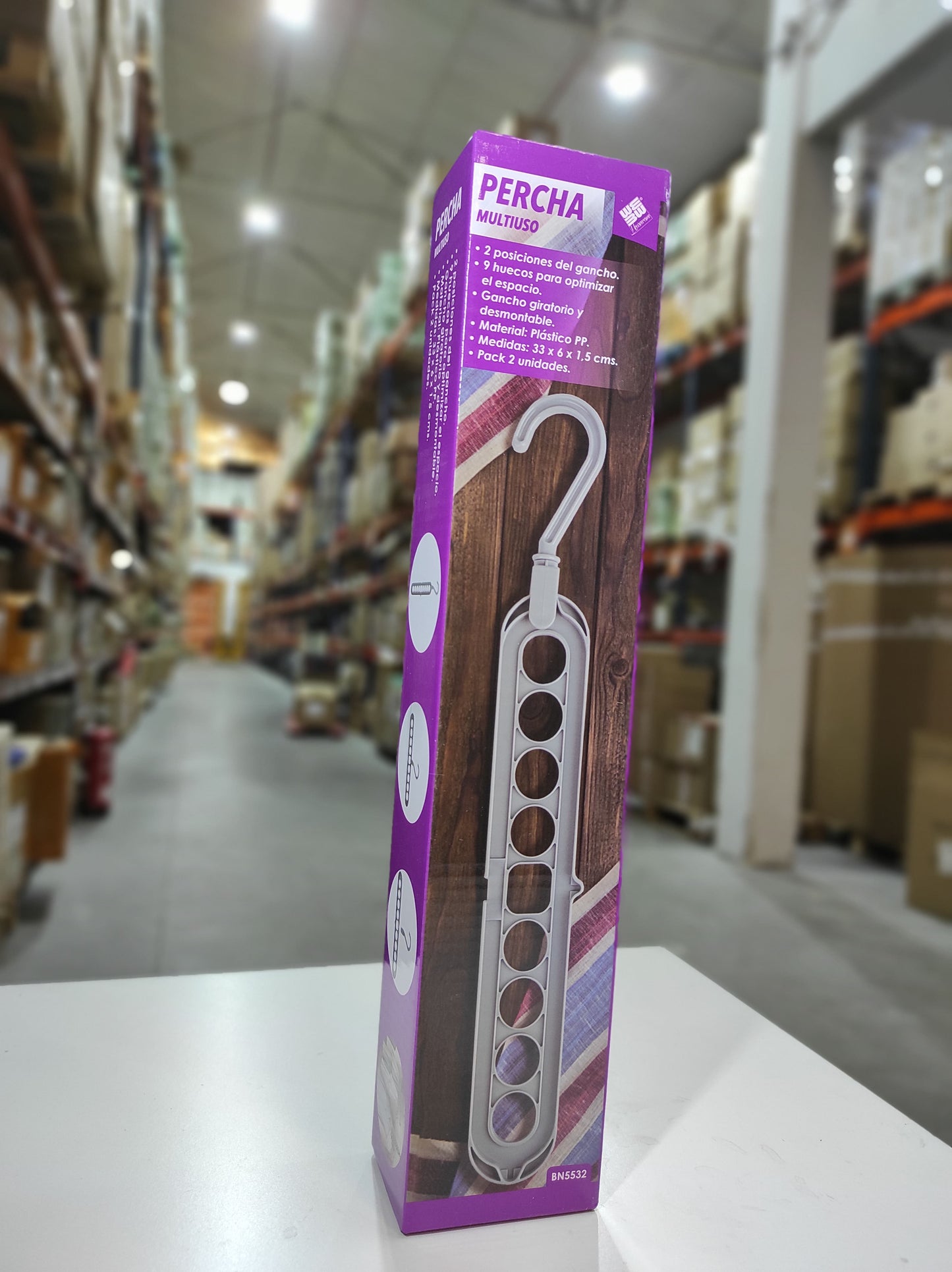 Percha multifuncional ahorra espacio - additional image 8