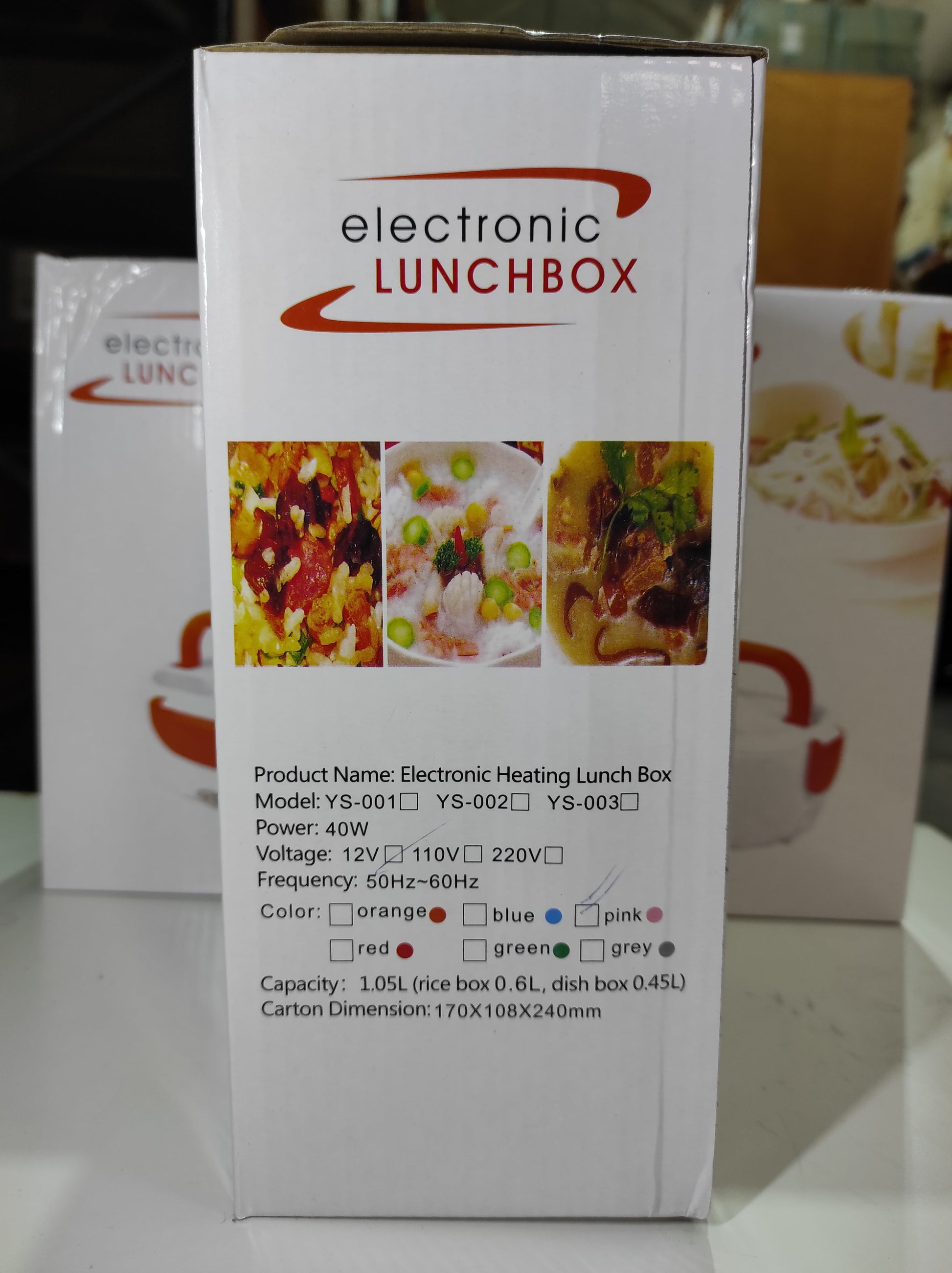 Fiambrera Electrica 40w rosa enchufe de coche - additional image 6