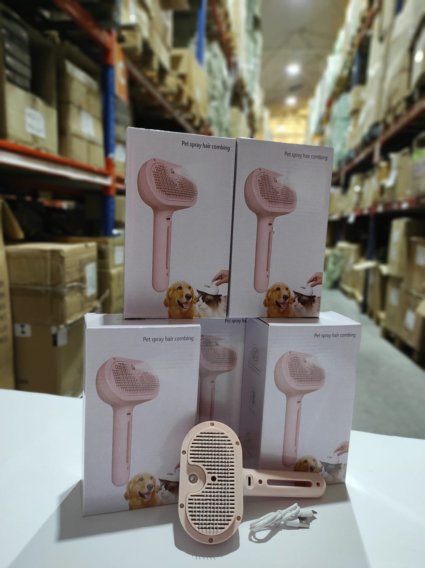 Cepillo de vapor para mascotas rosa - additional image 5