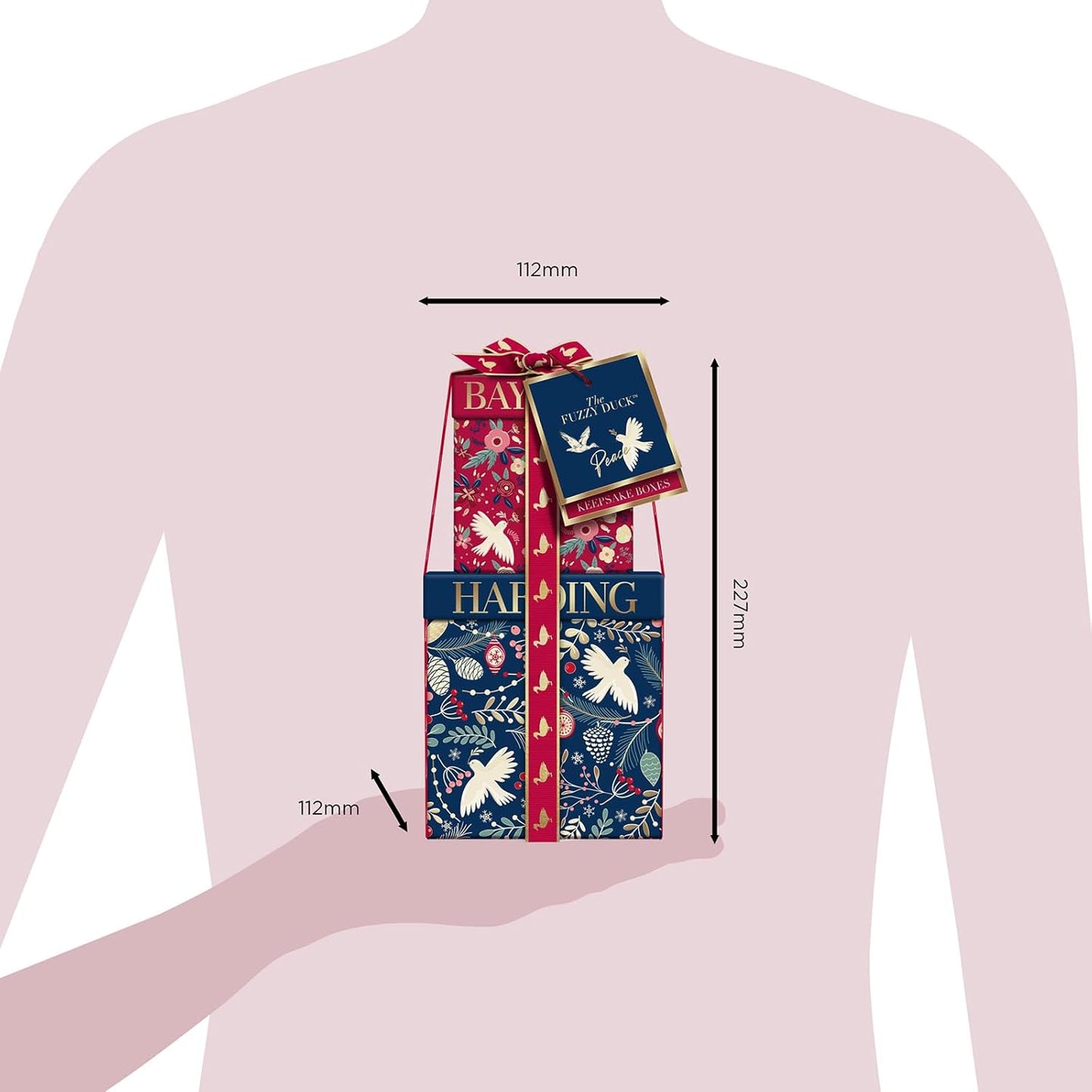 the Fuzzy Duck Winter Wonderland Coffret Cadeau De Luxe (1 Pièce) – Convient Aux Végétaliens