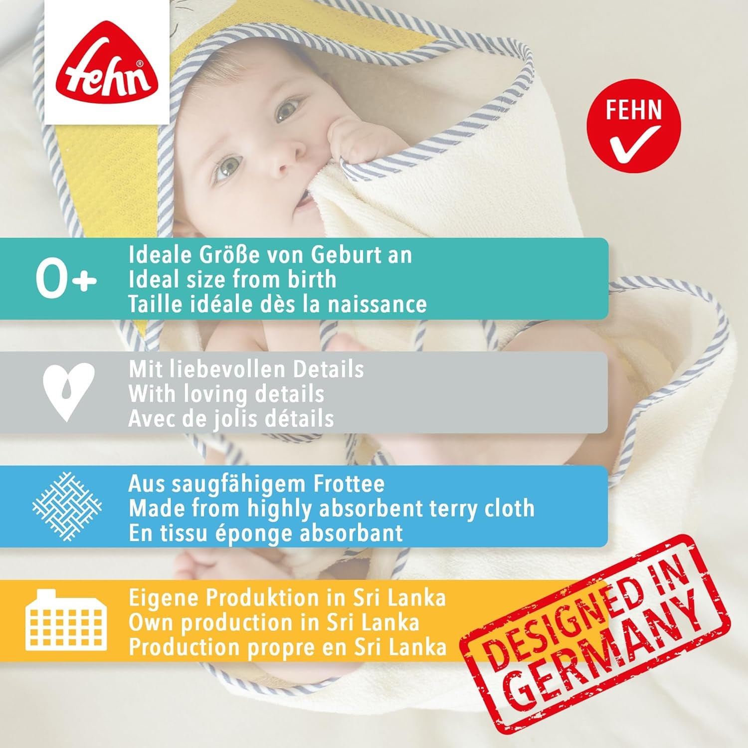 Dragon 065206 Gant De Toilette Dragon Lavette Avec Motif Animalier Pour Joie Et Plaisir Dans Le Bain Pour Bébés Et Enfants À Partir De 0 Mois